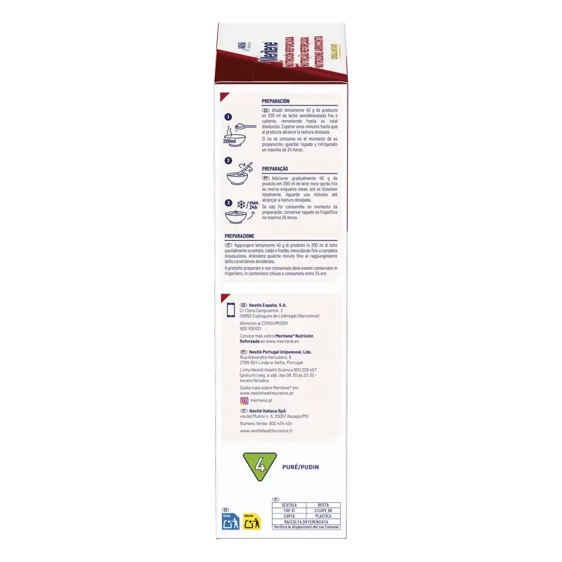 Meritene Reinforced Nutrition Instant Cereal - Kakao , 1 Beutel mit 520 Gramm