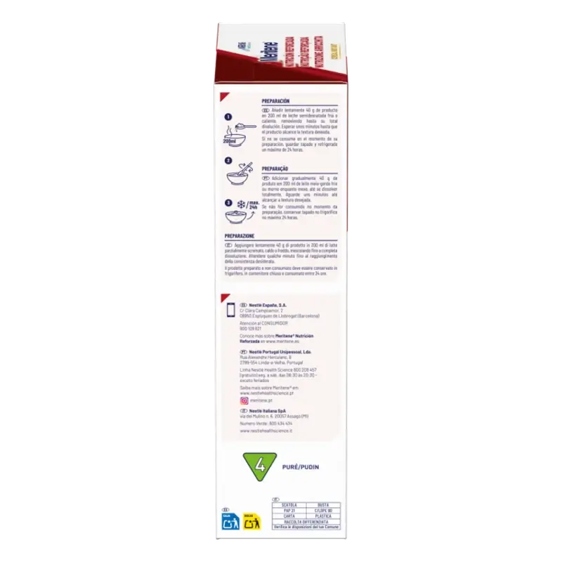 Meritene Reinforced Nutrition Instant Cereal - Multifruits , 1 Beutel à 520 g