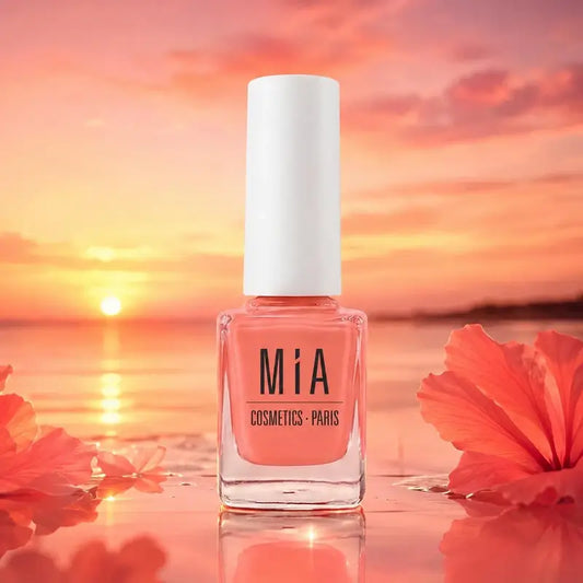 Mia Cosmetics Paris Nagellack „Sunset Coral Radiant Glow“, 11 ml