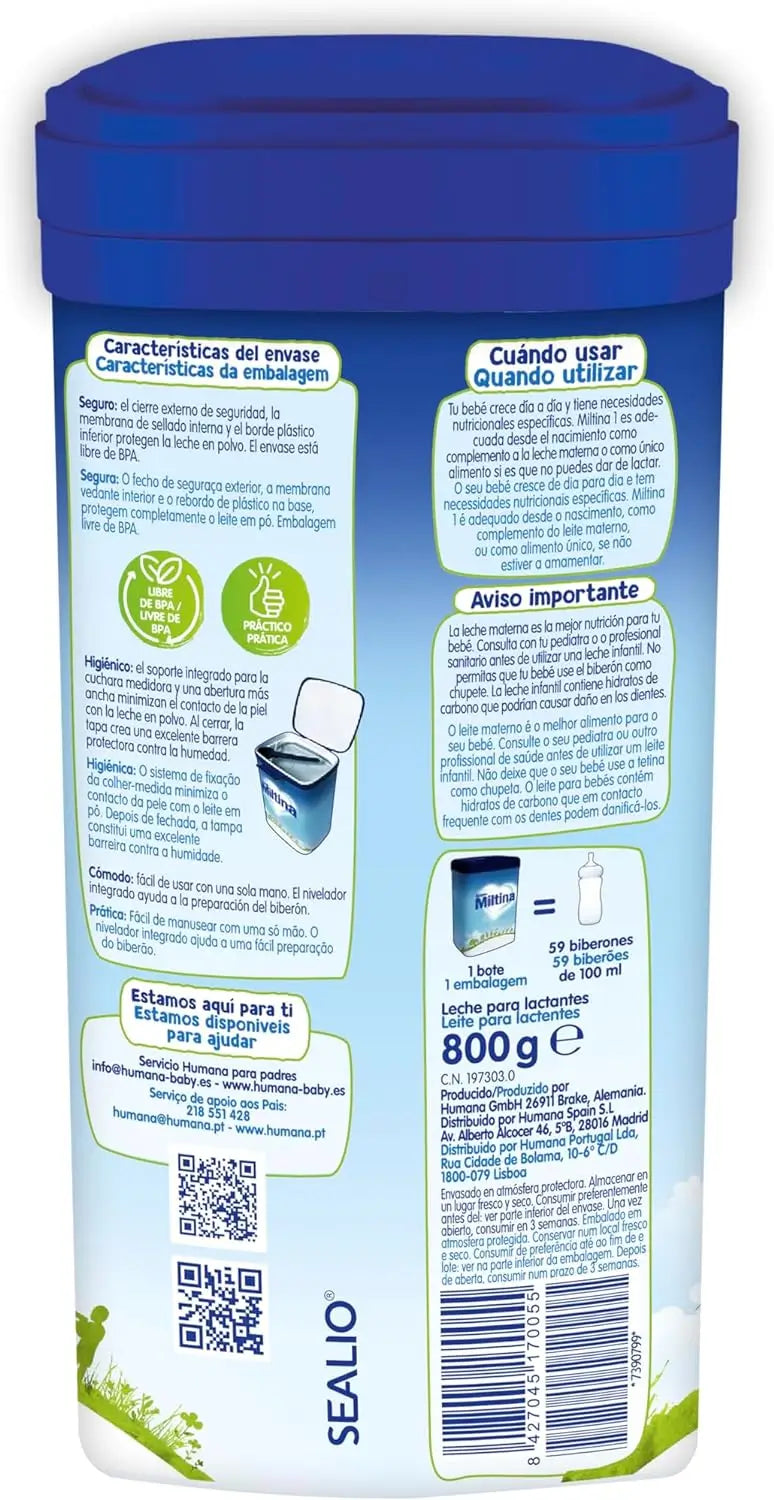 Miltina 1 Probalance Milch für Säuglinge 800 g
