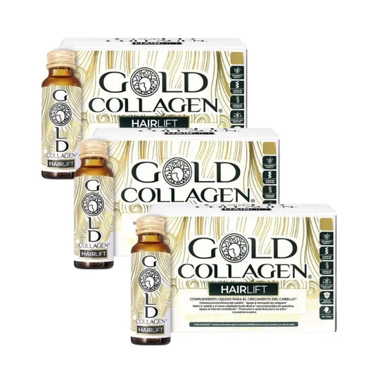 Gold Collagen Hairlift, Packung 3 x 10 Einheiten