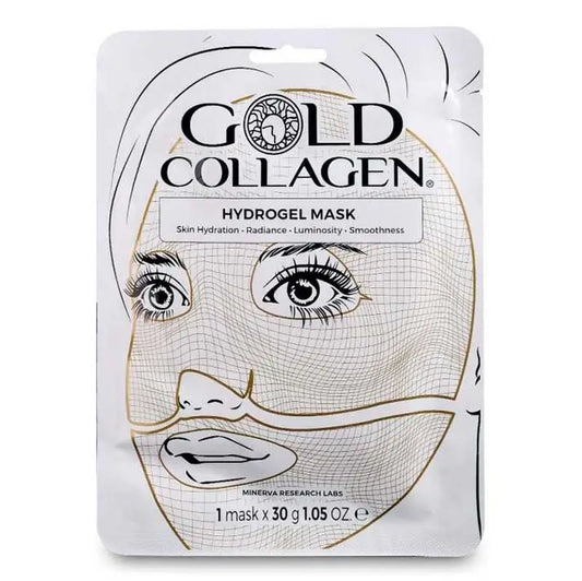 Minerva Gold Collagen Hydrogel Mask, 1 Mask