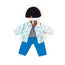 Miniland Doll Set Blue Winter Clothes Set 38 Cm