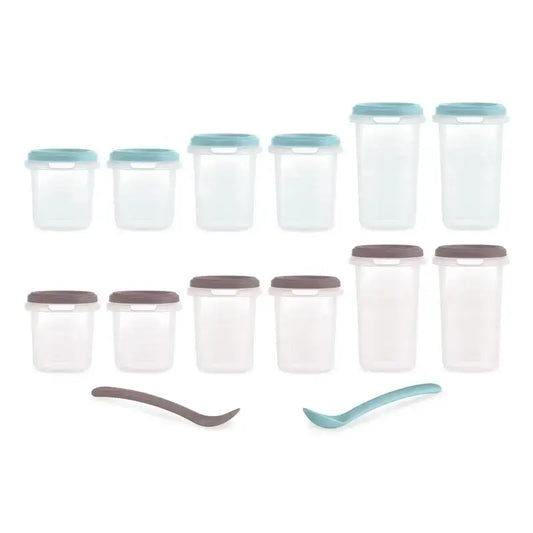 Miniland Satz von 12 Hermisized Terra luftdicht Sets (200Ml, 250Ml & 330Ml)