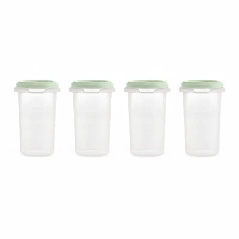 Miniland Satz von 4 luftdicht Hermisized Mint 330Ml