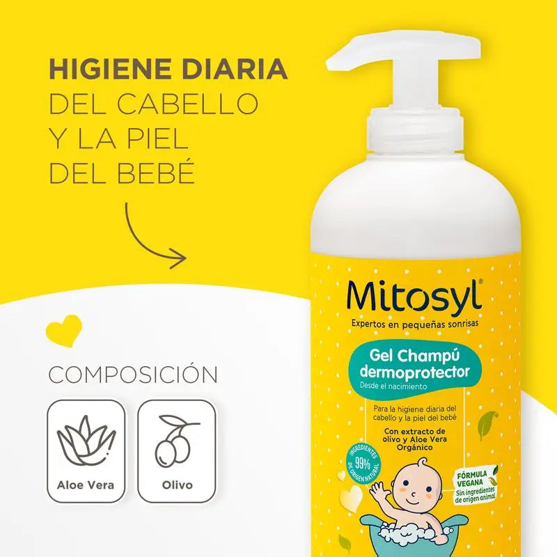 Mitosyl Baby Dermo-Schutz Shampoo Gel, 490 ml