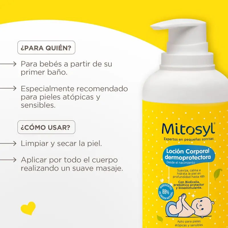 Mitosyl Baby Dermo-schützende Körperlotion , 400 ml