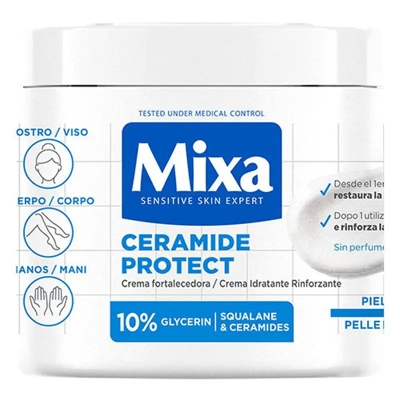 Mixa Ceramide Protect Stärkende Creme für sehr trockene Haut 400Ml