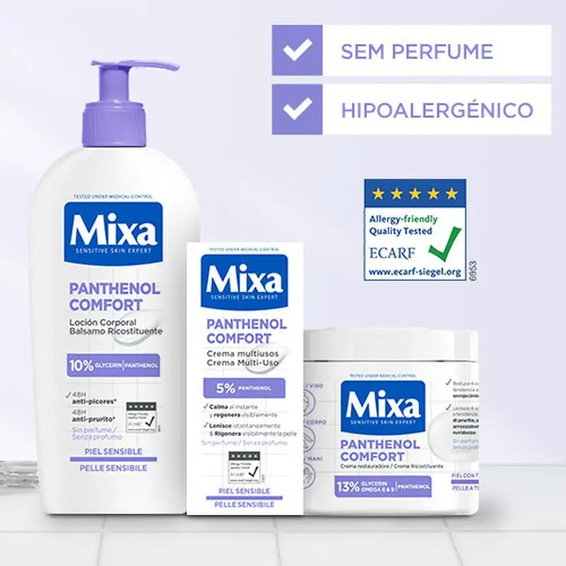 Mixa Panthenol Comfort Mehrzweckcreme für empfindliche Haut 50Ml