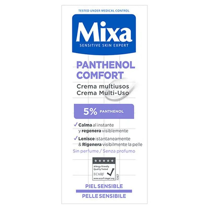 Mixa Panthenol Comfort Mehrzweckcreme für empfindliche Haut 50Ml
