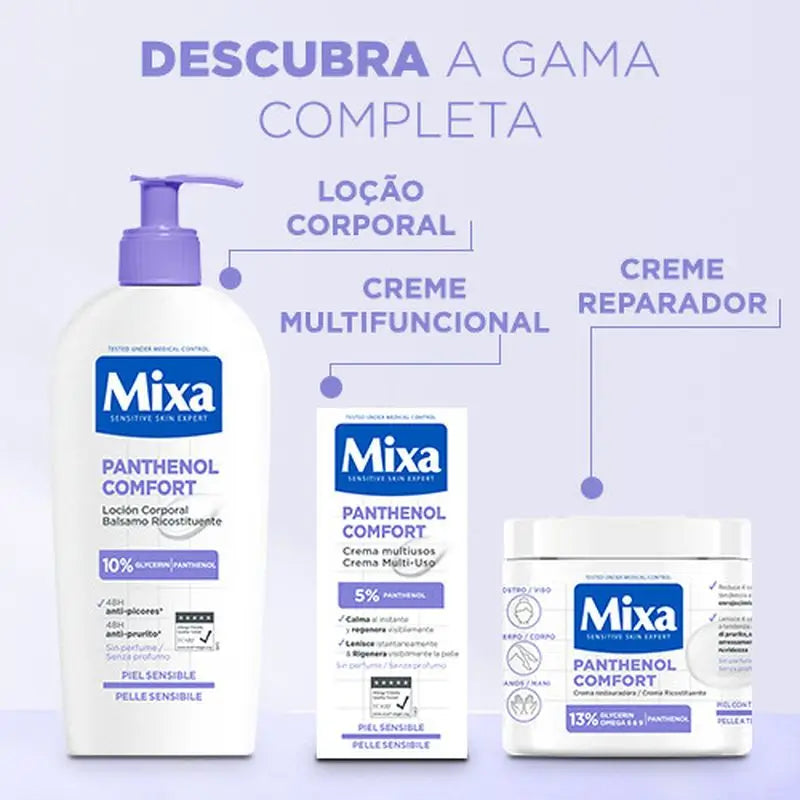 Mixa Panthenol Comfort Restorative Creme für atopische Haut 400 ml