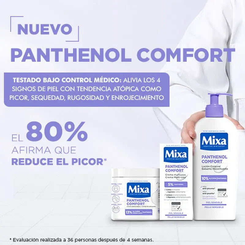 Mixa Panthenol Comfort Restorative Creme für atopische Haut 400 ml
