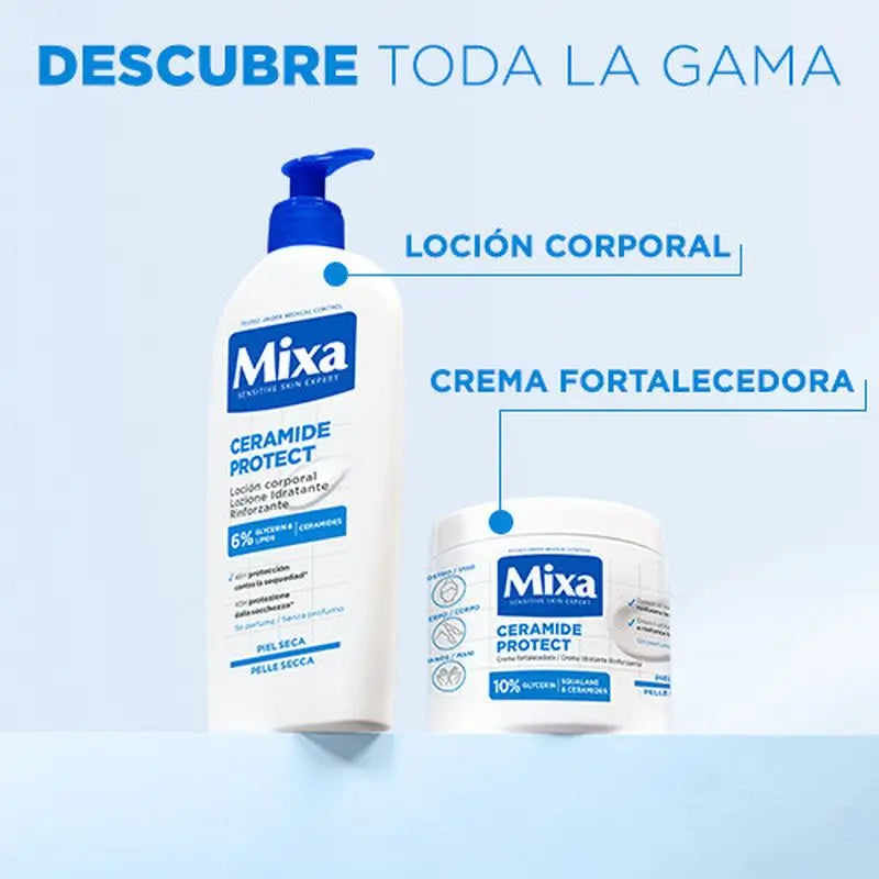 Mixa Ceramide Protect Körperlotion für trockene Haut 400Ml