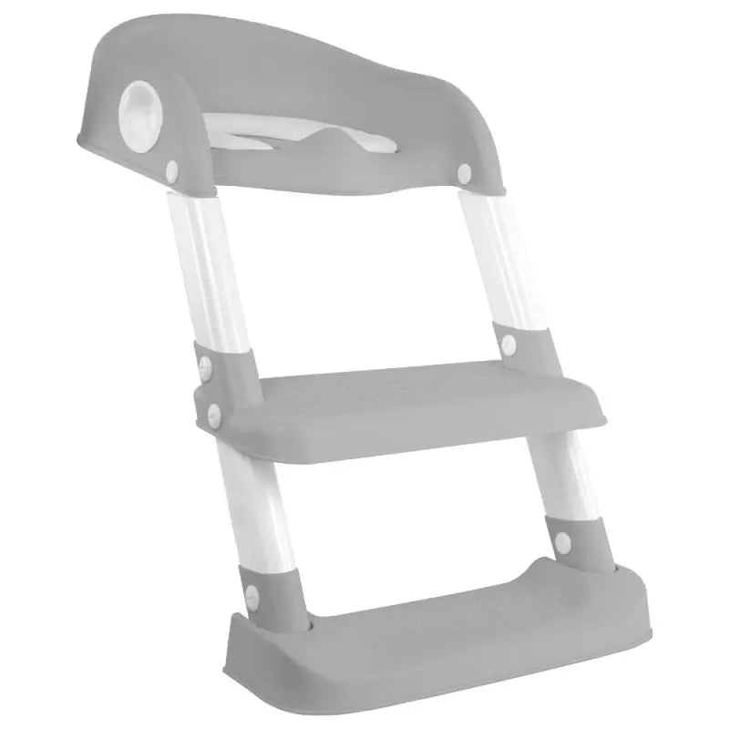 Mobiclinic Kinderklappbarer Toilettensitz Lala Grau & Weiß