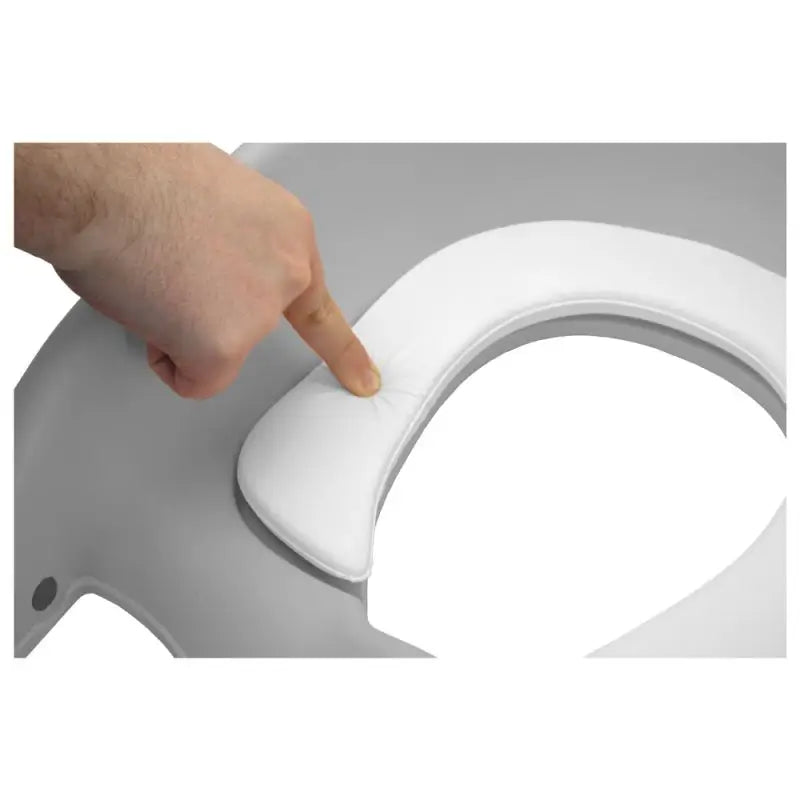 Mobiclinic Kinderklappbarer Toilettensitz Lala Grau & Weiß