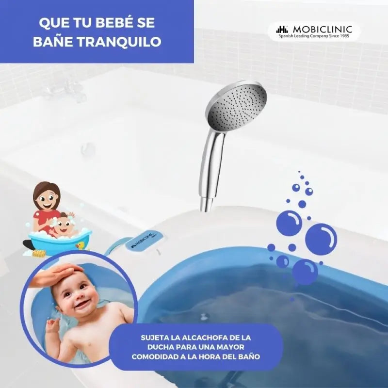 Mobiclinic Faltbare Kinderbadewanne Bubba Blau
