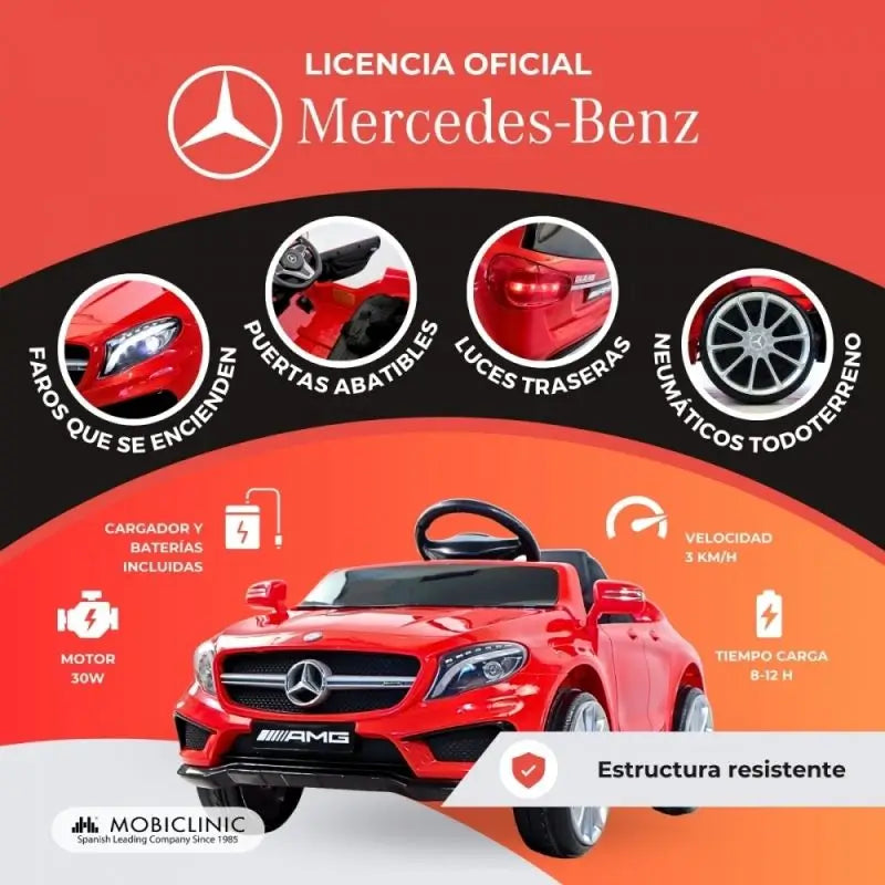 Mobiclinic Elektroauto Turbo Rot