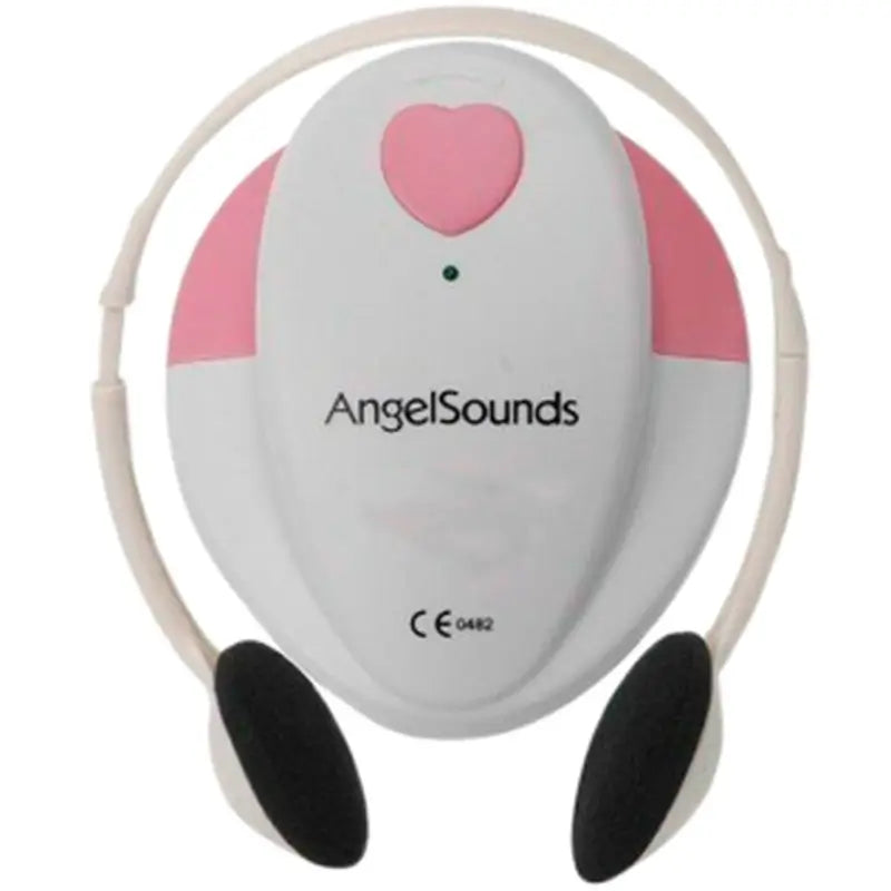 Mobiclinic Fetal-Detektor - Sound-Fähigkeit - Safe - Inklusive Audio-Kabel - Portable - Single - Rosa - Angelsounds