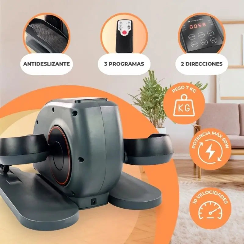 Mobiclinic Mini Ellipsentrainer mit rutschfesten Pedalen