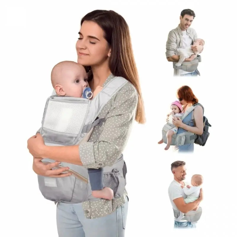 Mobiclinic Moley 6 in 1 Babytrage Grau