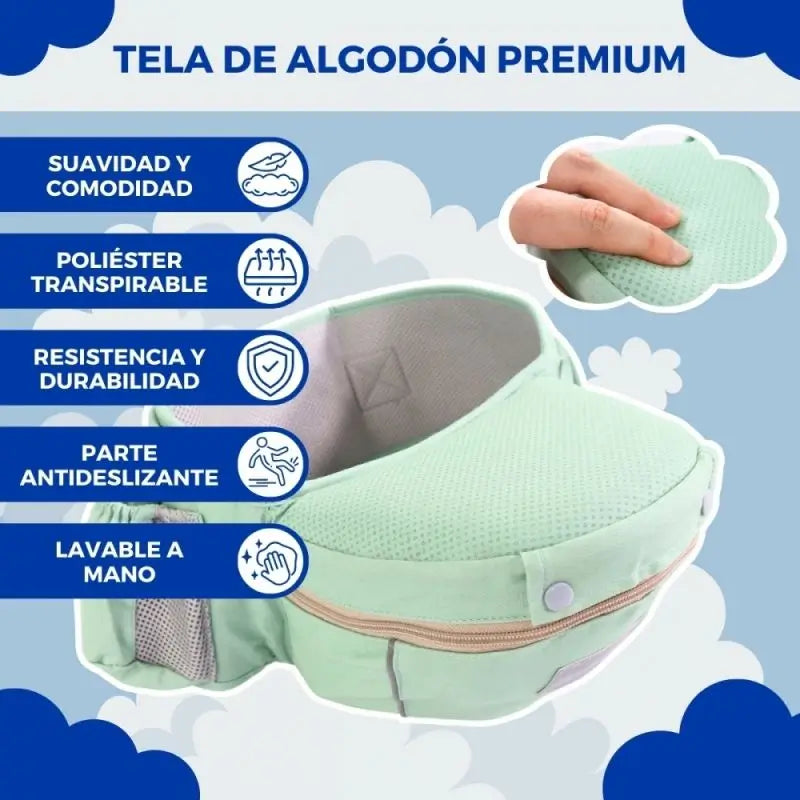 Mobiclinic Moley 6 in 1 Babytrage Grün