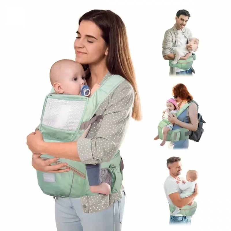 Mobiclinic Moley 6 in 1 Babytrage Grün