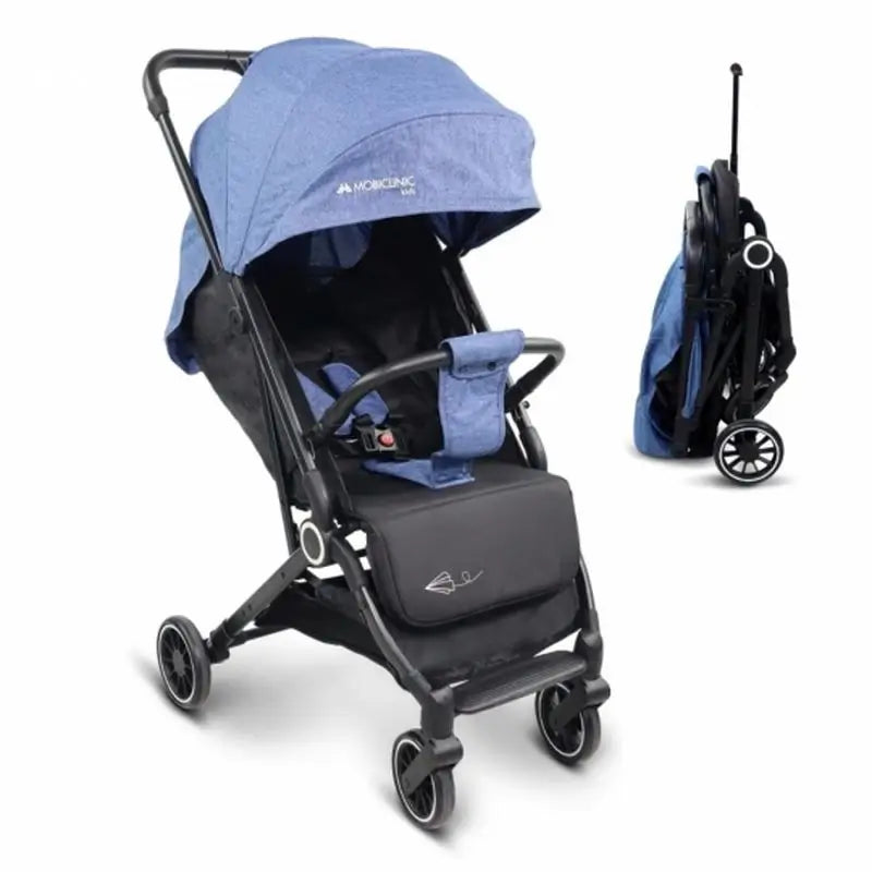 Mobiclinic Elefant faltbarer Kinderwagen 15 Kg Blau
