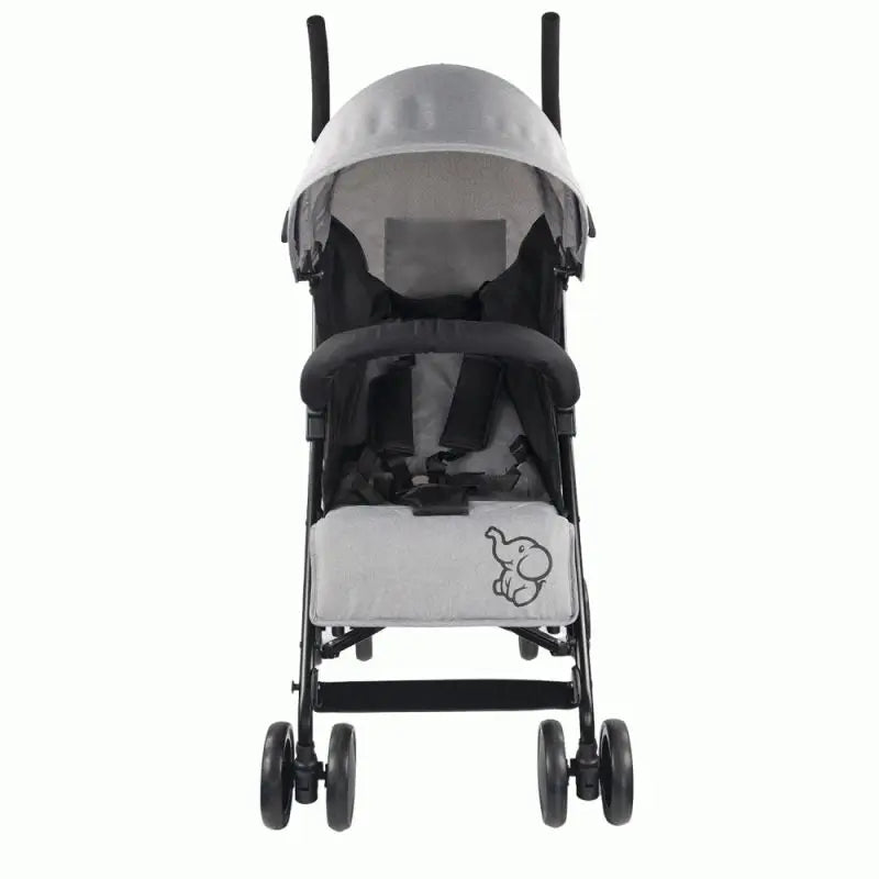 Mobiclinic Elefant faltbarer Kinderwagen 15 Kg Grau
