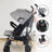 Mobiclinic Elefant faltbarer Kinderwagen 15 Kg Grau