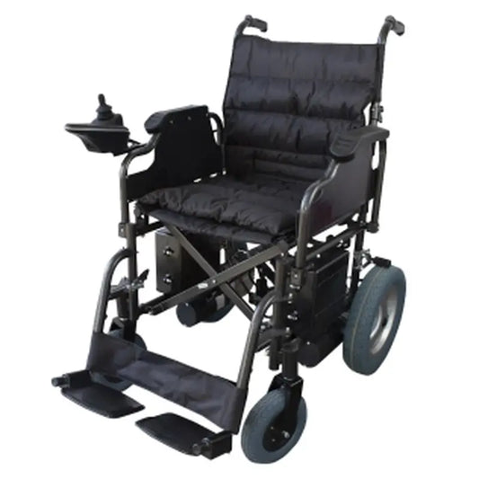 Mobiclinic Faltbarer Elektro-Rollstuhl - Auton. 20 Km - 20Ah - Motor - Stahl - Schwarz - Cenit