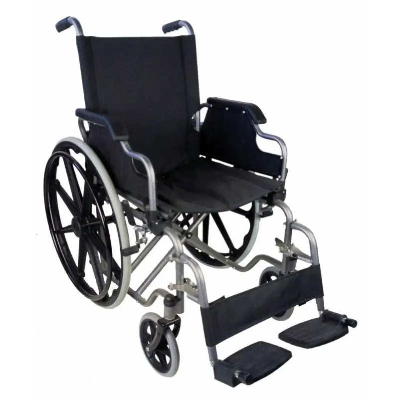 Mobiclinic Klapprollstuhl mit klappbaren Armlehnen Klappbare Armlehnen Große Räder Orthopädische Premium Giralda