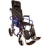 Mobiclinic Folding Wheelchair with Backrest and Brakes