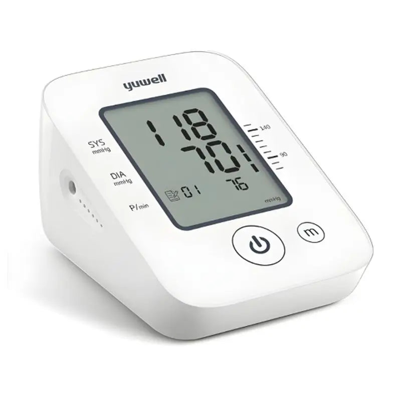 Mobiclinic Automatisches Digitales Blutdruckmessgerät mit Speicher, Arm, YE660D Weiß, 1 Stück