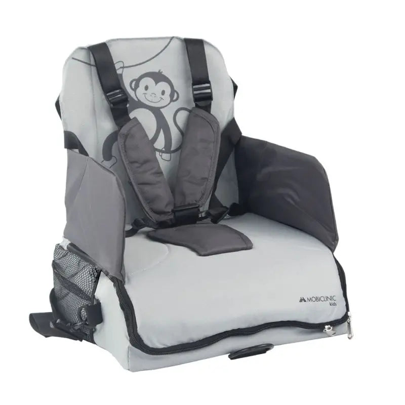 Mobiclinic Monkey Klappbarer Reise-Hochstuhl Grau