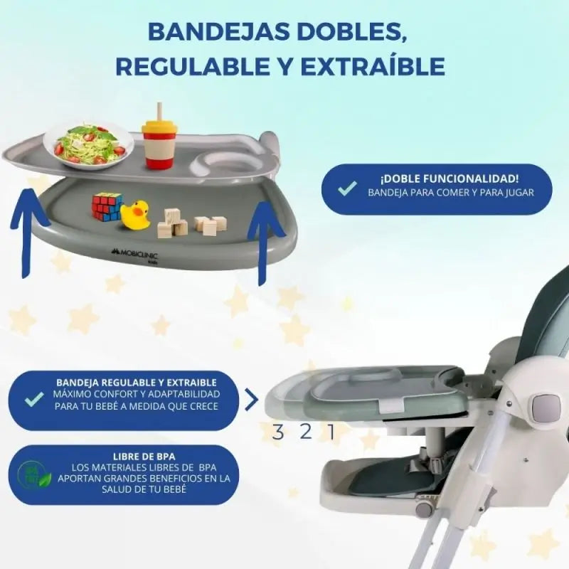 Mobiclinic Simba Hochstuhl Grün