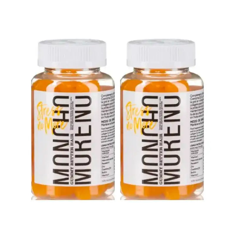 Moncho Moreno Gummibärchen Stress No More, Packung 2 x 60 Stück