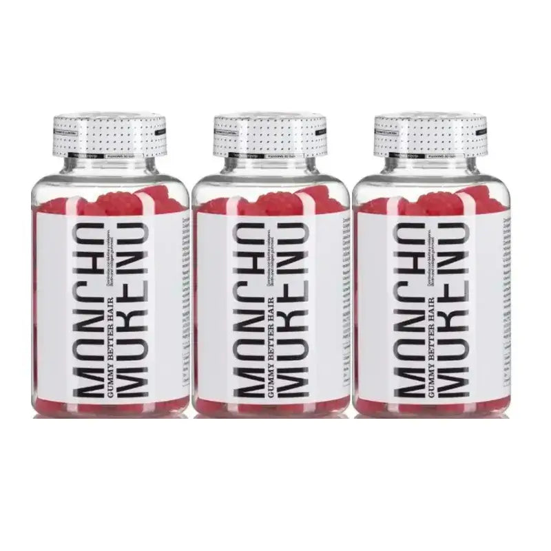 Moncho Moreno Gummys Besseres Haar, Packung 3 x 60 Stück