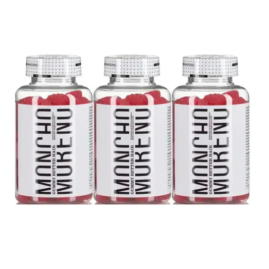 Moncho Moreno Gummys Besseres Haar, Packung 3 x 60 Stück