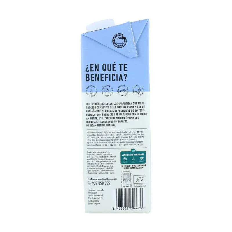 Monsoy Bio-Mandel-Gemüse-Getränk 1Lt 6Pcs.