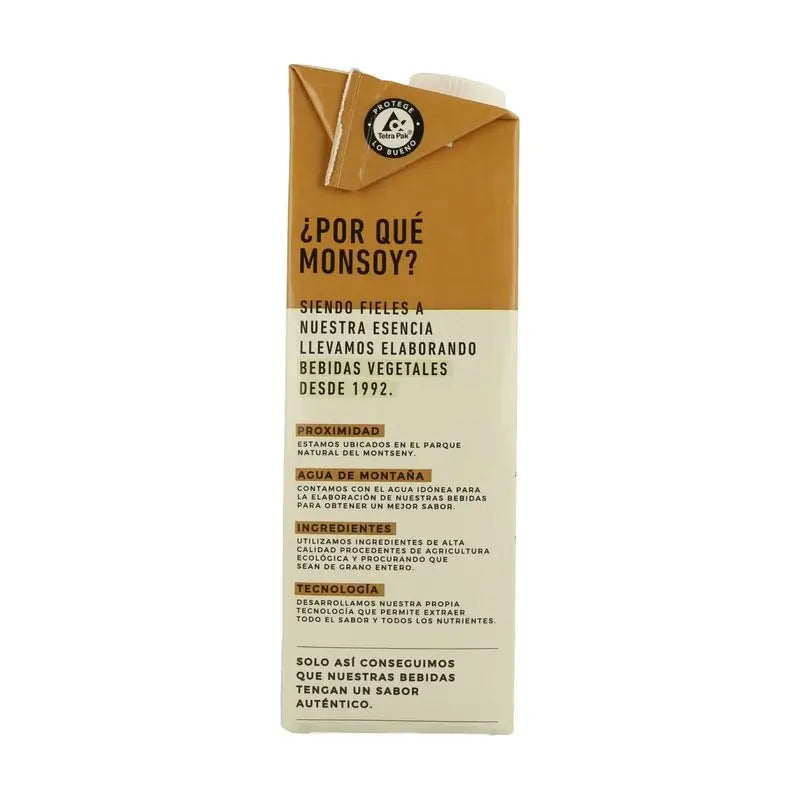 Monsoy Mandel-Gemüse-Getränk mit Haferflocken 1Lt 6Ucs.Bio