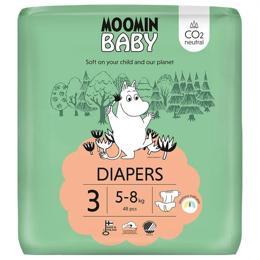Moomin Baby Nappies Size 3 , 48 units