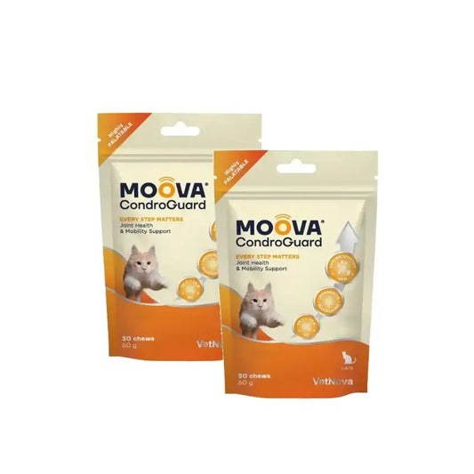 Moova Condroguard für Katzen, 30 Kausnacks, 2er-Pack