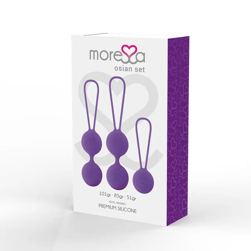 Moressa Osian Set Premium-Silikon Lila