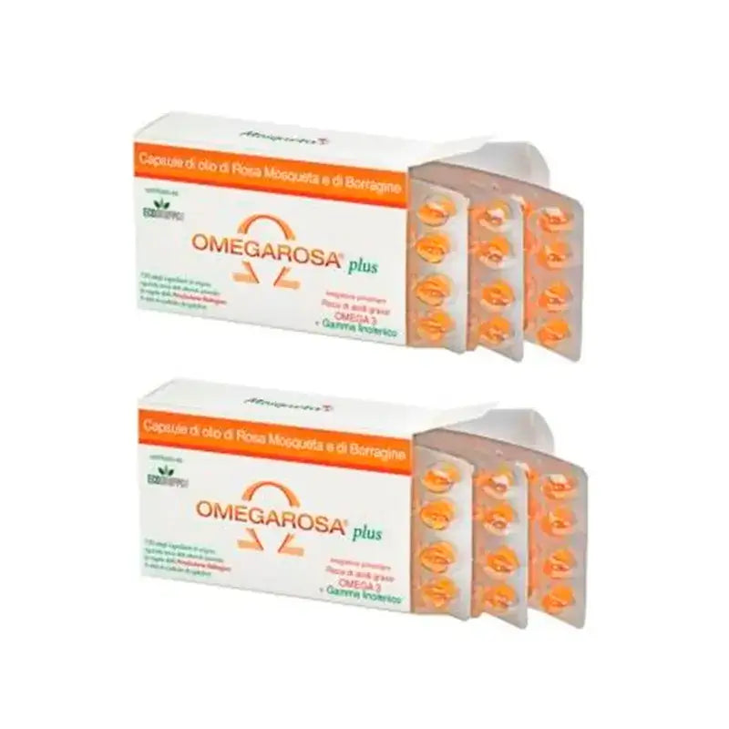 Mosqueta'S Omegarosa Plus , Packung 2 x 60 Perlen.