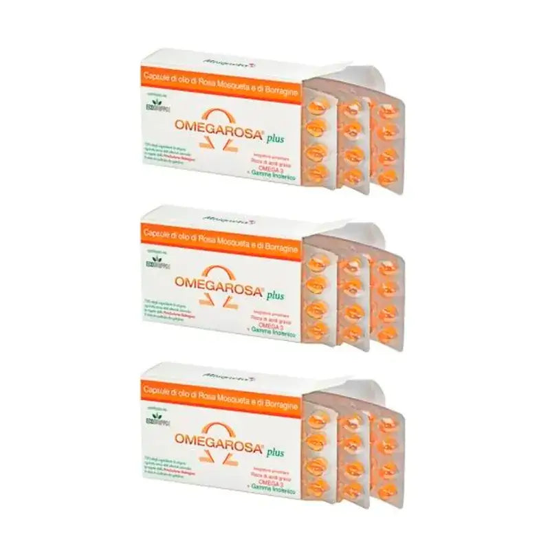 Mosqueta'S Omegarosa Plus , Packung 3 x 60 Perlen.