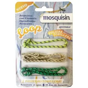 Mosquisin Armband Loop Knöchelarmband , 3 Stück