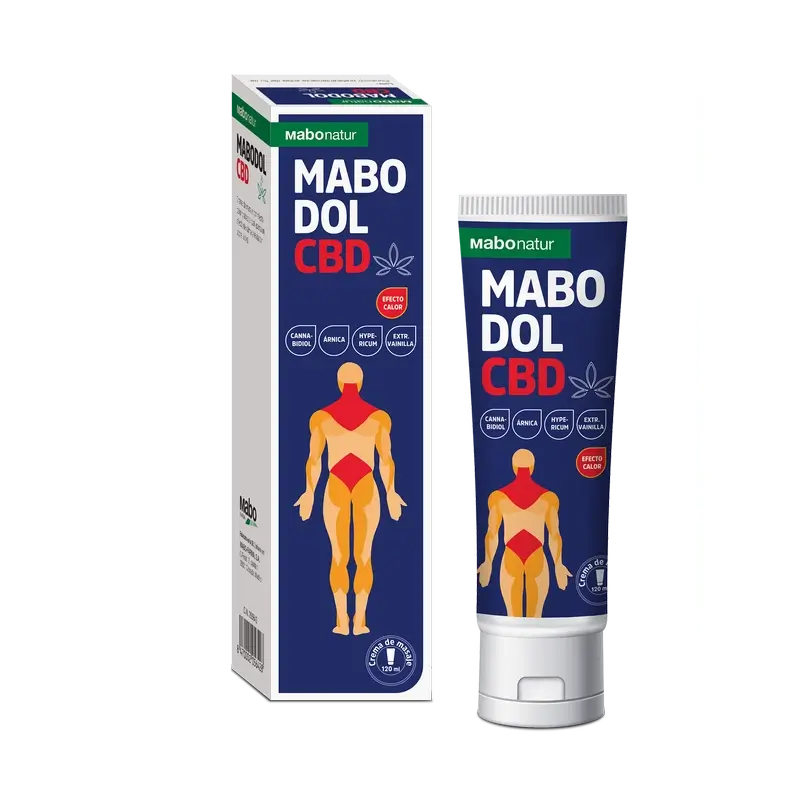 MaboDol CBD Massagecreme Wärmende Wirkung, 120 ml
