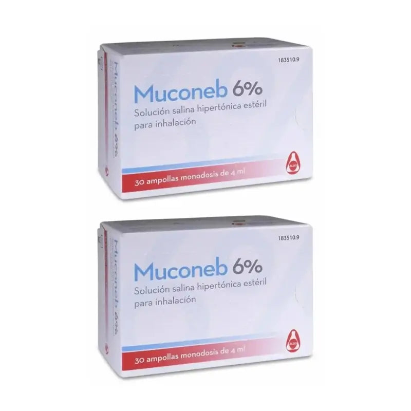 Muconeb 6%ige Kochsalzlösung, 2X30 Ampullen