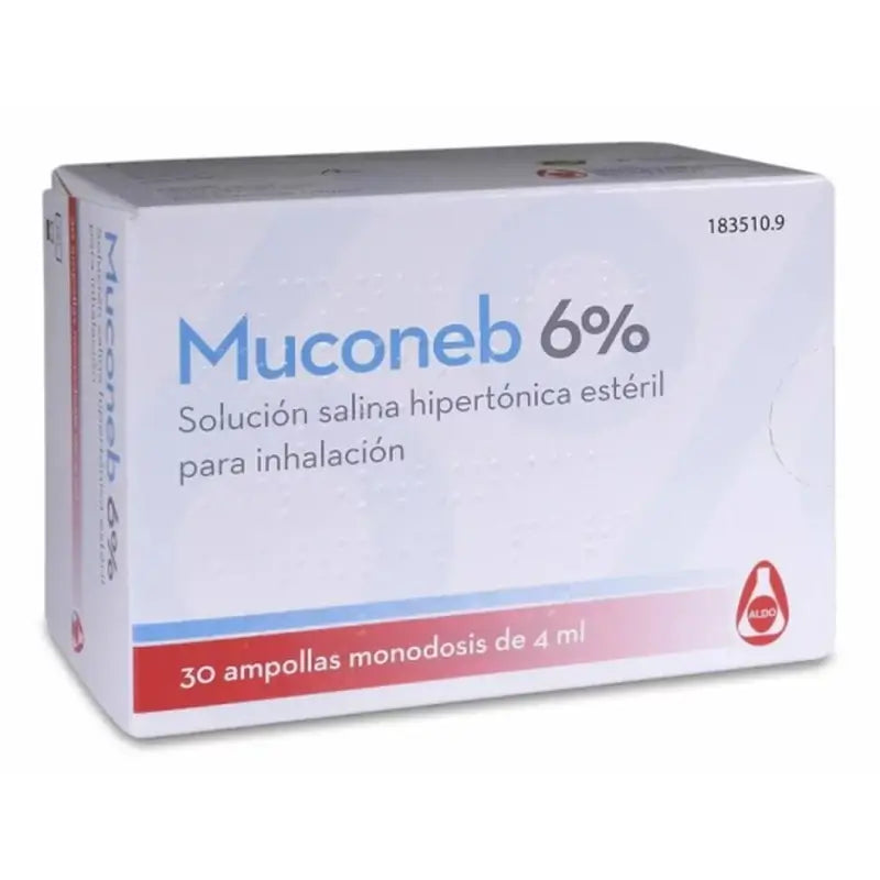 Muconeb 6%ige Kochsalzlösung Inhalationslösung 30 Ampullen x 4 ml