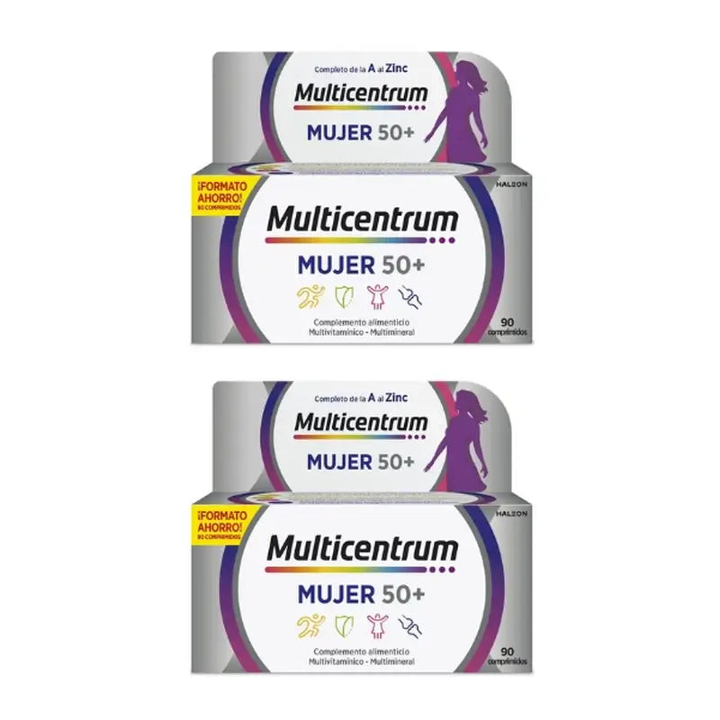 Multicentrum Multivitamin für Frauen 50+, 2X90 Tabletten
